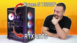 Ryzen 5 7500f vs MSI RTX 4070 Sistem ModArt X2